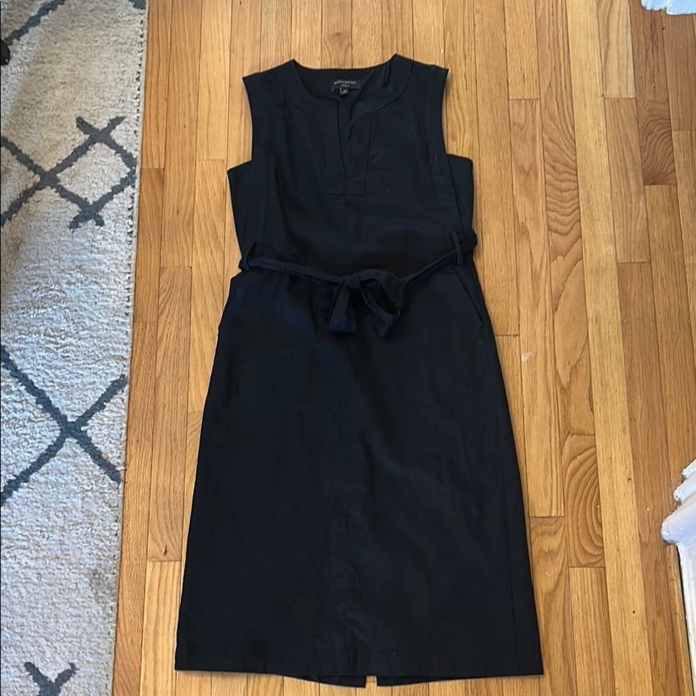 Banana Republic  Tie Front black Sheath Dress